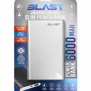 Blast Universal Portable Slim 6000mAh Power Bank (KL140)